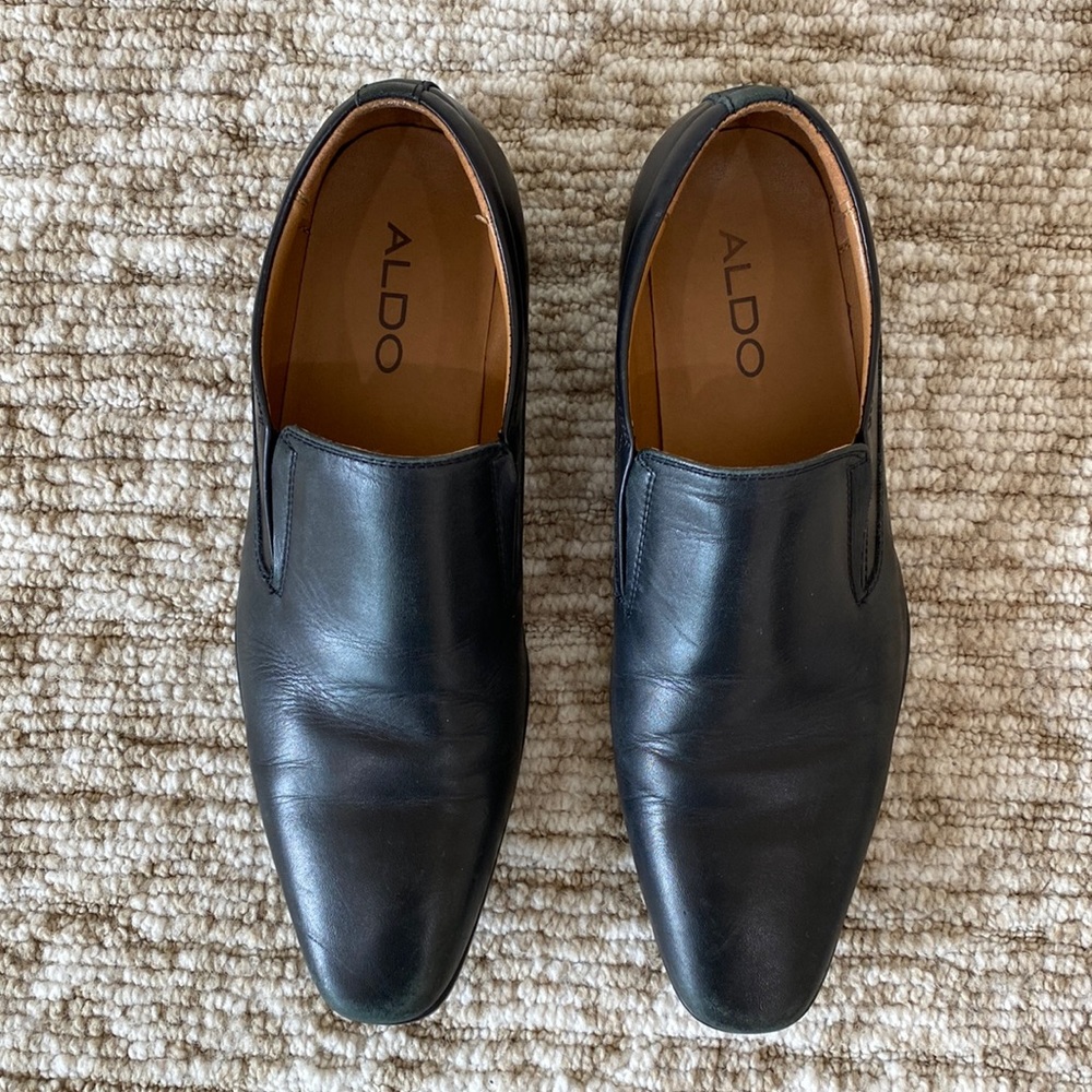 aldo mens dress loafers ALDO Jarom Loafers in Open Black, 10 main image 1
